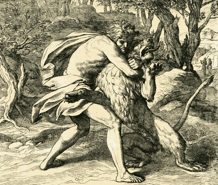 Самсон Убивает Льва